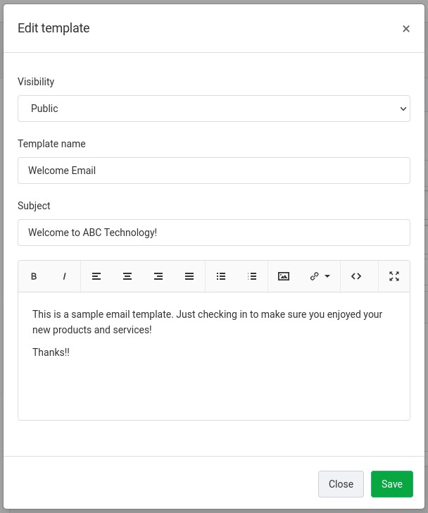 Email Templates