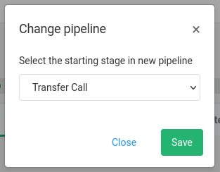 Change Pipeline Form